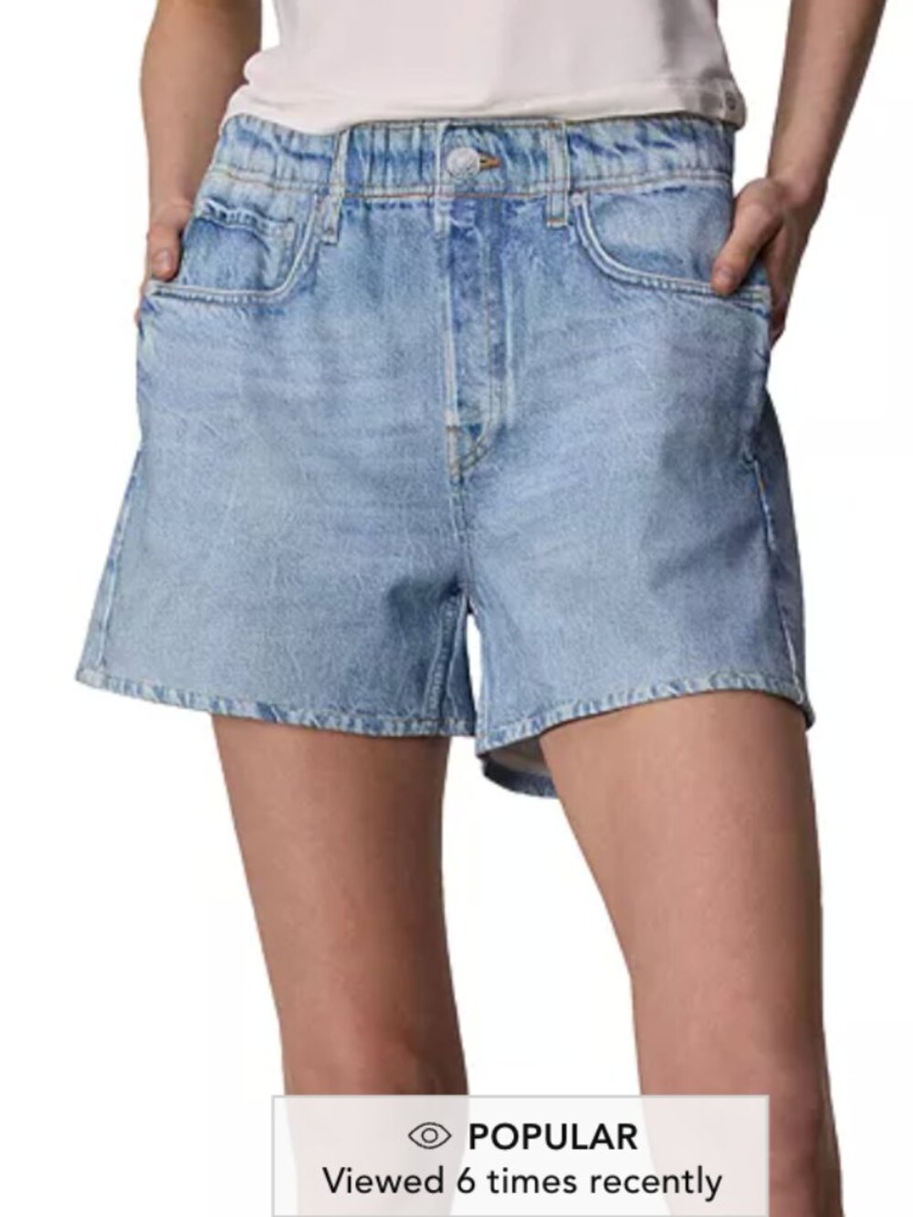 rag & bone light wash shorts